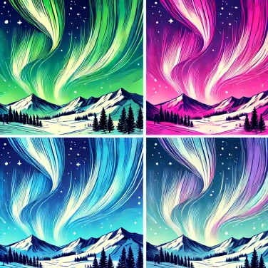 Explique pourquoi les aurores polaires ont des couleurs différentes ?