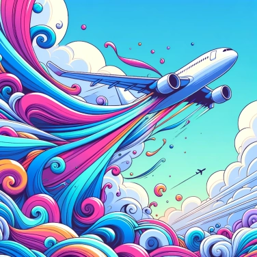 Explique pourquoi les avions volent-ils en formant des tourbillons d'air ?