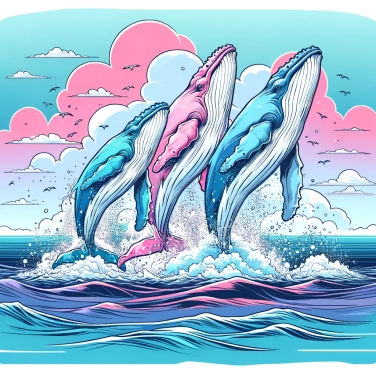 Explique pourquoi les baleines à bosse sautent-elles hors de l'eau pendant l'accouplement ?