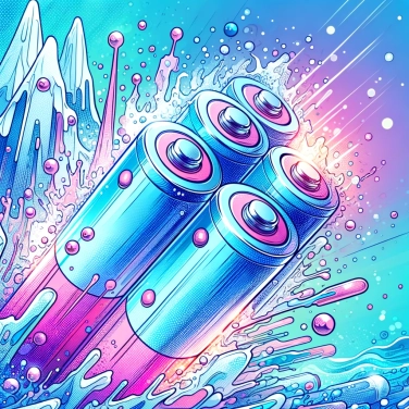Explique pourquoi les batteries perdent de leur puissance avec le froid ?