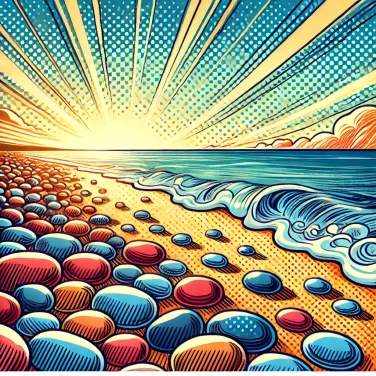 Explique pourquoi les cailloux de plage sont-ils lisses ?