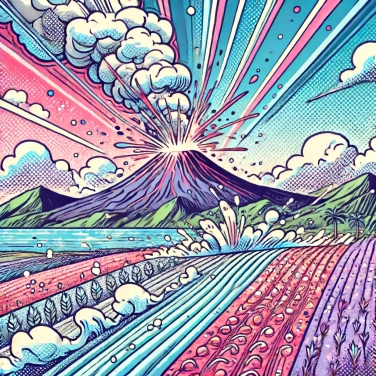 Explique pourquoi les cendres volcaniques peuvent fertiliser les sols ?