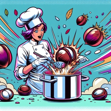 Explique pourquoi les châtaignes se fissurent-elles en cuisant ?