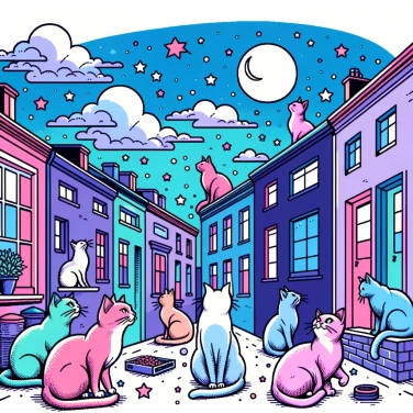 Explique pourquoi les chats miaulent principalement la nuit ?