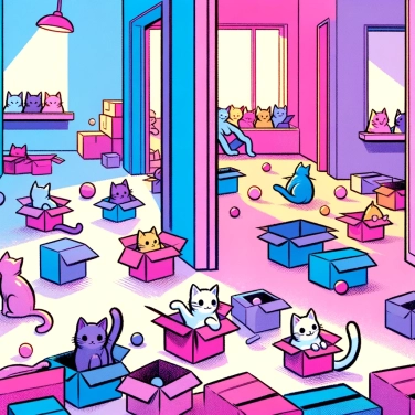 Explique pourquoi les chats préfèrent-ils les boîtes en carton aux jouets ?
