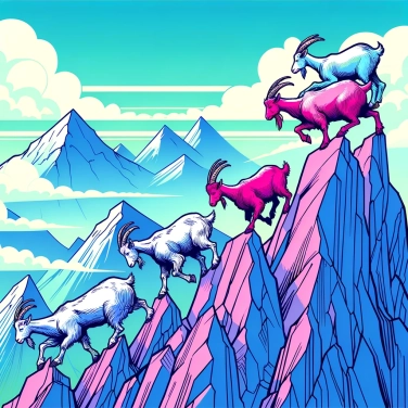 Explique pourquoi les chèvres grimpent-elles si aisément dans les montagnes escarpées ?