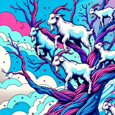 Explique pourquoi les chèvres montent-elles sur les arbres dans certaines régions du monde?