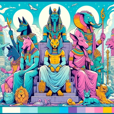 Explique pourquoi les civilisations anciennes croyaient-elles en des divinités à tête animale ?