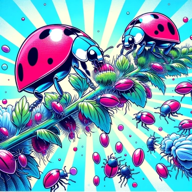 Explique pourquoi les coccinelles sont-elles si efficaces pour lutter contre les pucerons ?