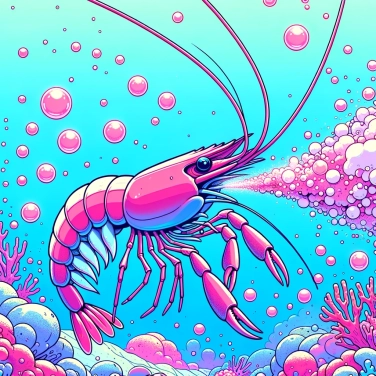 Explique pourquoi les crevettes pistolets produisent des boules de bulles ?