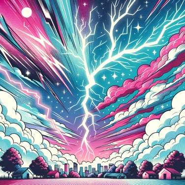 Explique pourquoi les éclairs illuminent le ciel lors d'un orage ?