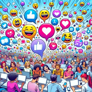 Explique pourquoi les emojis sont-ils devenus un langage universel sur les réseaux sociaux ?