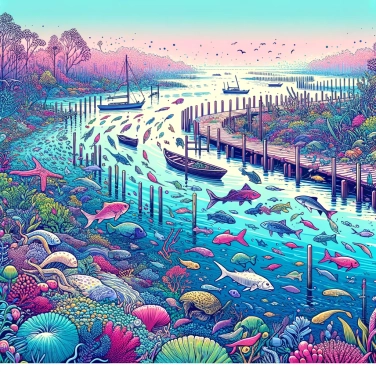 Explique pourquoi les estuaires sont-ils des berceaux de la vie marine ?