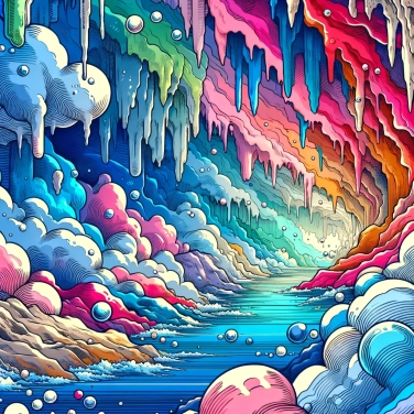Explique pourquoi les grottes se forment ?