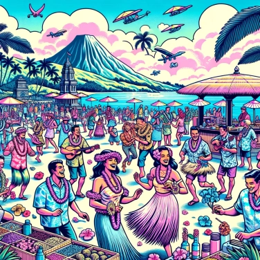 Explique pourquoi les Hawaïens célèbrent le festival du Aloha ?