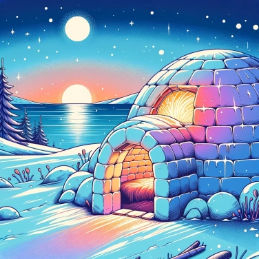 Explique pourquoi les igloos restent chauds à l'intérieur ?