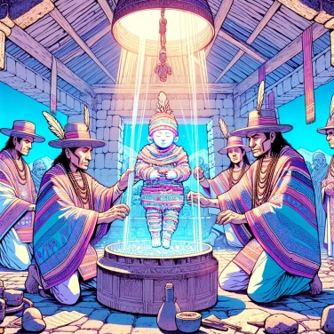 Explique pourquoi les Incas pratiquaient le rituel de la momification des enfants ?