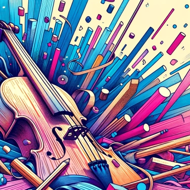 Explique pourquoi les instruments de musique en bois résonnent mieux que ceux en plastique ?