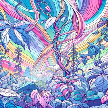 Explique pourquoi les lianes des plantes tropicales peuvent atteindre des longueurs impressionnantes?