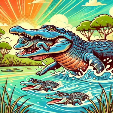 Explique pourquoi les mamans crocodiles transportent leurs bébés dans leur bouche ?
