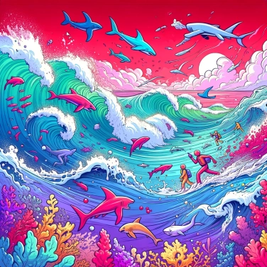Explique pourquoi les marées rouges peuvent être nocives pour la faune marine et les humains ?