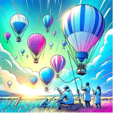 Explique pourquoi les météorologues utilisent des ballons-sondes pour étudier l'atmosphère ?