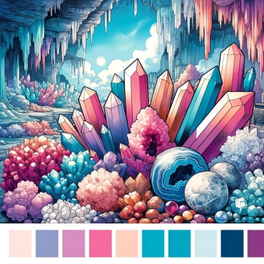 Explique pourquoi les minéraux peuvent avoir des couleurs vives ?