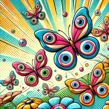 Explique pourquoi les papillons ont des motifs sur leurs ailes qui ressemblent à des yeux ?