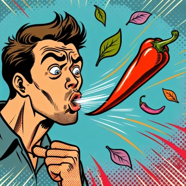 Explique pourquoi les piments forts donnent parfois envie de tousser ?