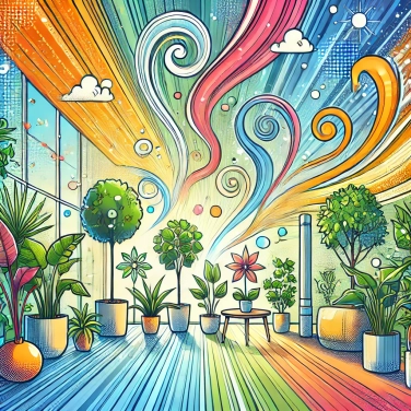 Explique pourquoi les plantes d'intérieur peuvent aider à purifier l'air ?