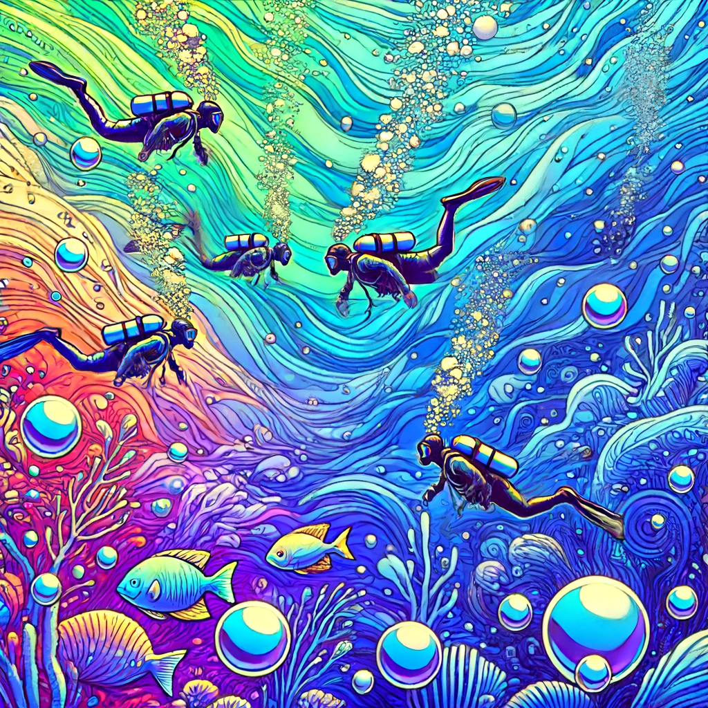 Explique pourquoi les plongeurs subaquatiques perçoiventils les couleurs différemment selon la