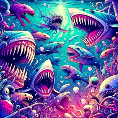 Explique pourquoi les poissons des abysses ont des dents pointues ?