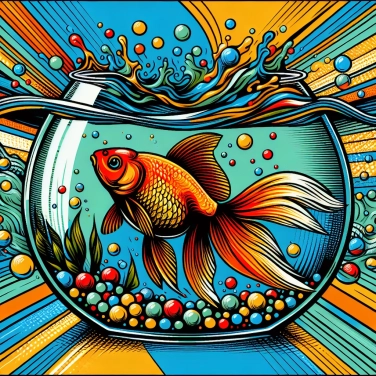 Explique pourquoi les poissons rouges peuvent survivre dans un bocal sans pompe ?
