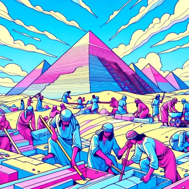 Explique pourquoi les pyramides d'Égypte ont été érigées et comment les anciens Égyptiens les ont construites ?