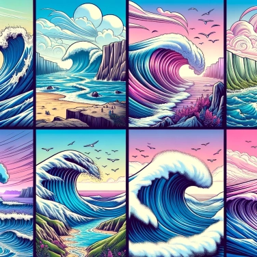 Explique pourquoi les vagues ne se propagent pas de la même manière partout dans l'océan ?