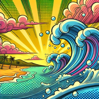 Explique pourquoi les vagues s'écrasent sur les côtes ?