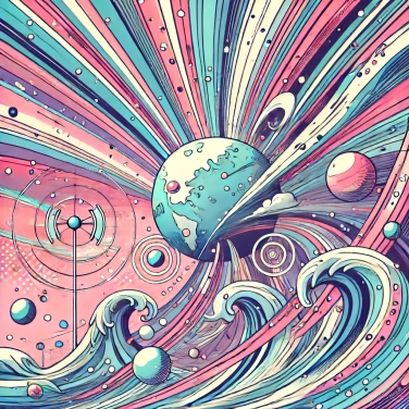 Explique pourquoi les vents solaires peuvent affecter les communications radio sur Terre ?