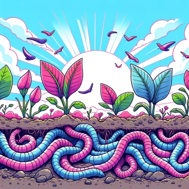 Explique pourquoi les vers de terre sont-ils si bénéfiques pour la terre de nos jardins ?