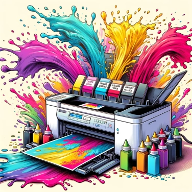 Explique pourquoi nos imprimantes utilisent différentes couleurs pour produire des images en couleur ?