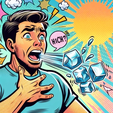 Explique pourquoi nos voix changent quand on avale un glaçon ?
