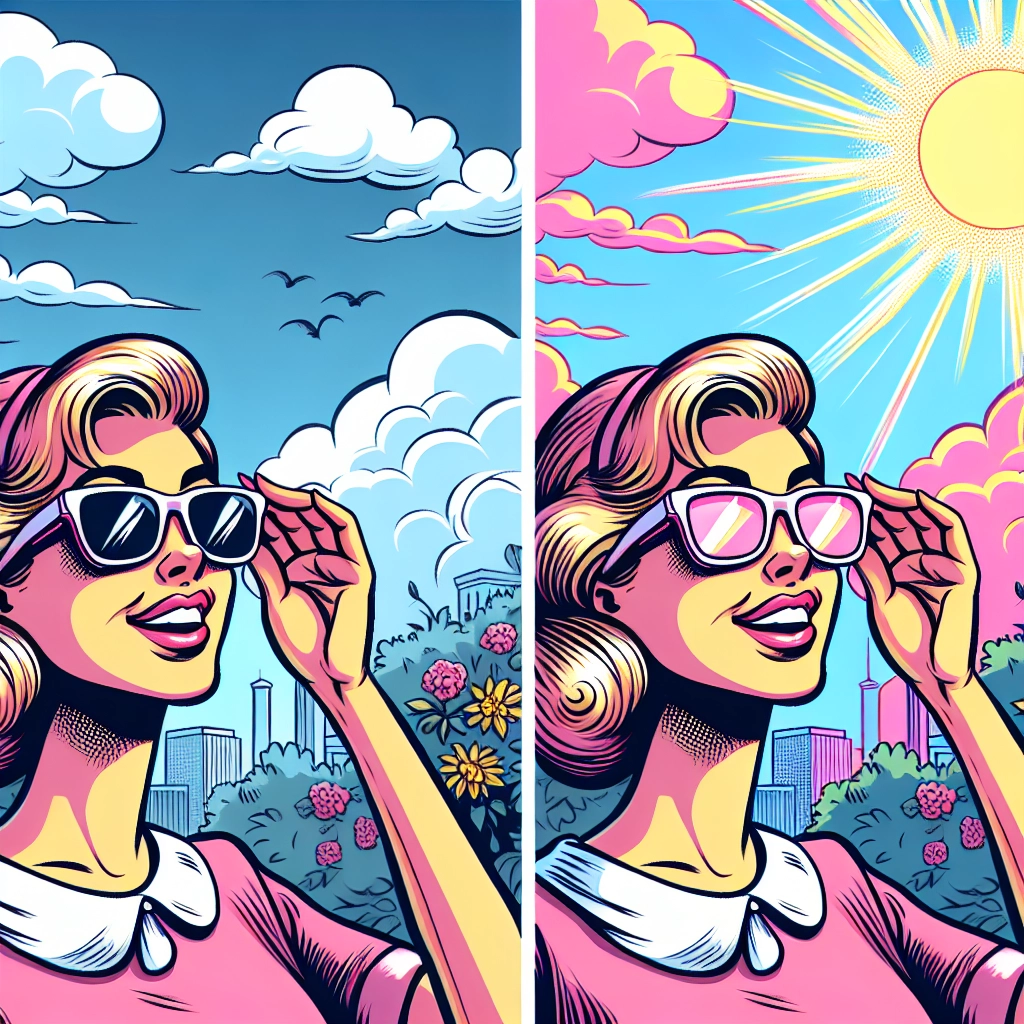 Explique pourquoi on plisse les yeux en plein soleil pour mieux voir