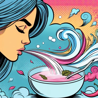 Explique pourquoi on souffle sur une soupe chaude pour la refroidir ?