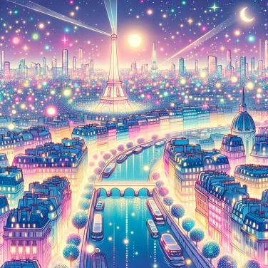 Explique pourquoi Paris est surnommée La Ville Lumière ?