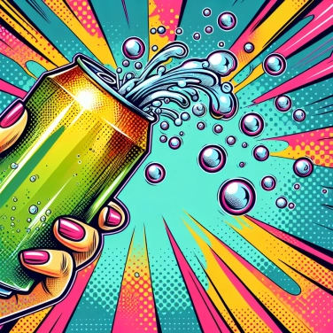 Explique pourquoi un soda sans bulles a un goût différent ?